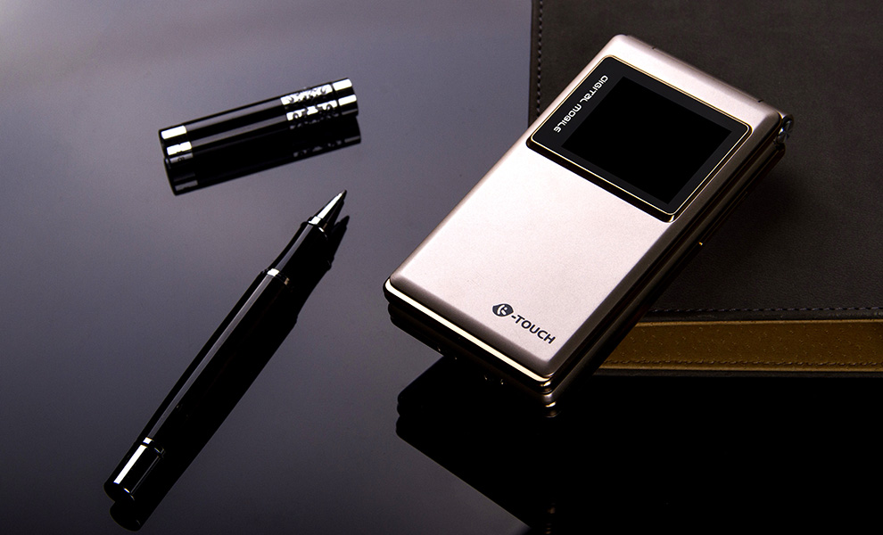 天语ktoucht5翻盖老手人机老年手机移动联通双卡双待红色