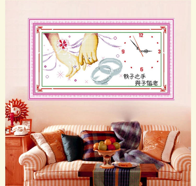 58*45cm 格子数目: 402*147cm 绣布颜色: 白色 绣  法: 全针绣(3股 