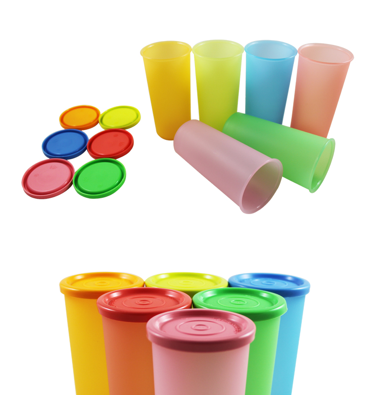 特百惠Tupperware 小矮人杯组合6件套-梦幻花园 170ml/个