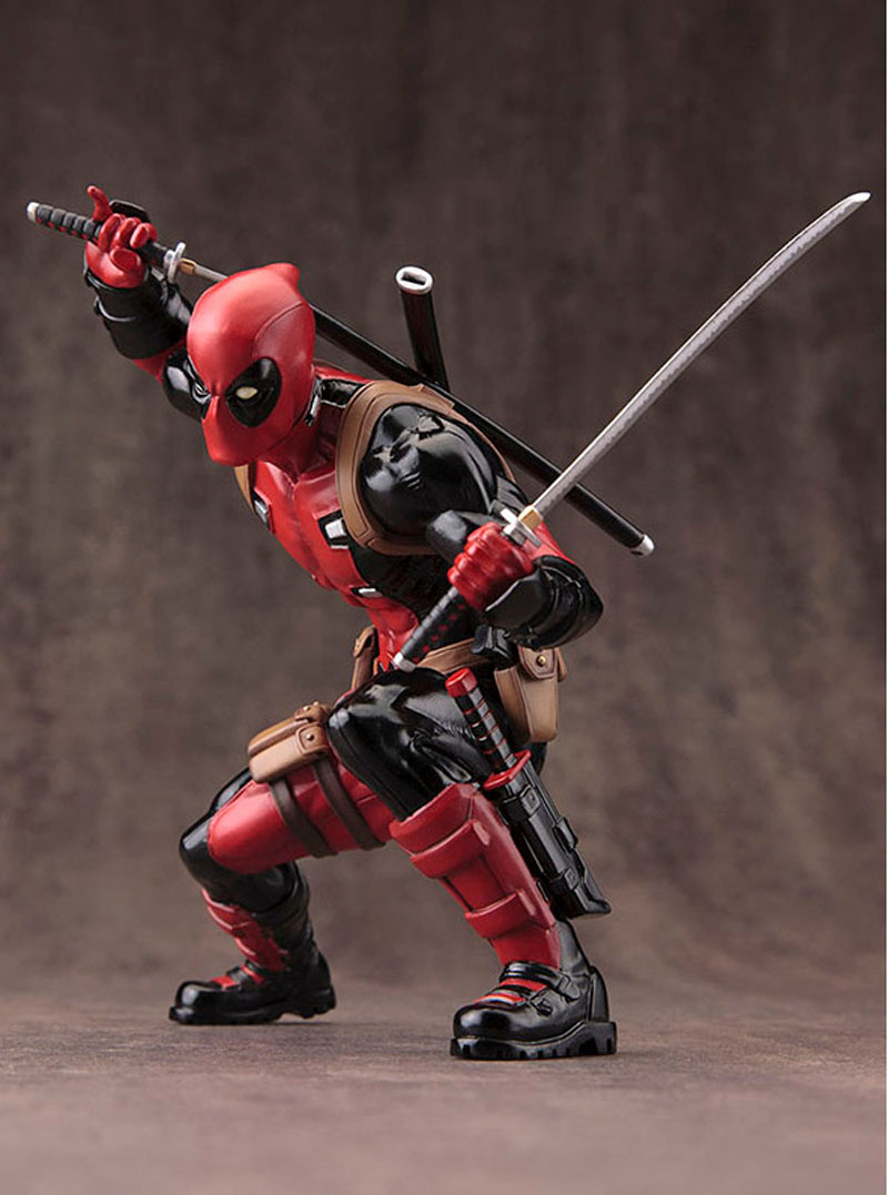 死侍deadpool寿屋x战警死小侍电影周边手办模型摆件灰色版20cm