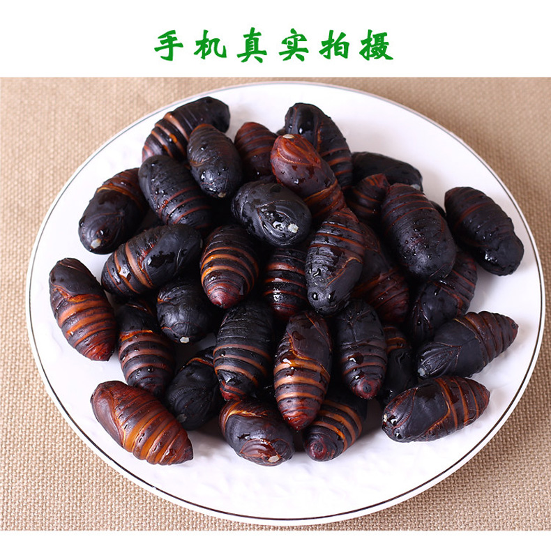 轻恋东北辽宁本溪鲜活生蚕蛹新鲜蚕蛹500g约4050个