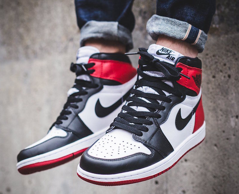 耐克nikeairjordanaj1乔1og禁穿编织男女运动板鞋女og黑蓝57544100739