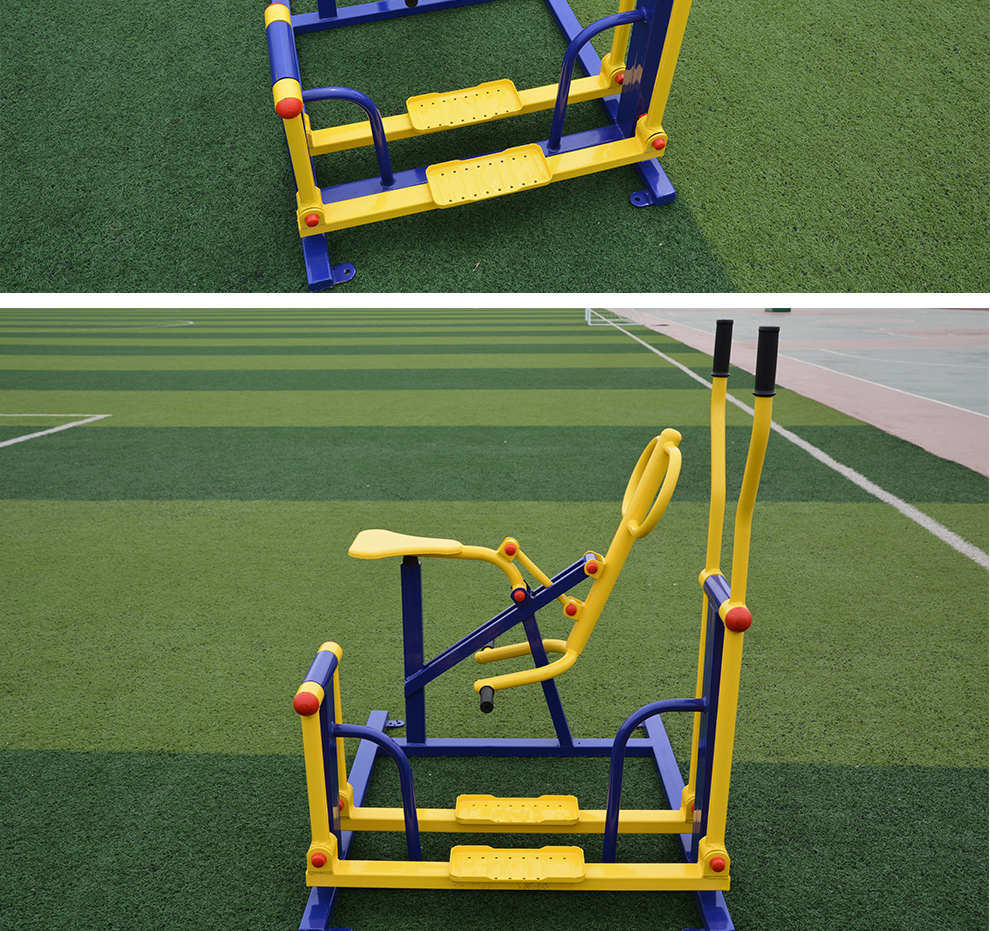 沃尔克室外健身器材骑马平步机二合一组合户外踏步机骑马机公园小区