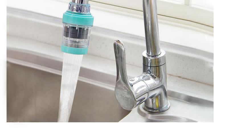 麦饭石磁化水龙头前置过滤器家用厨房保健自来水净水器浴室滤水器