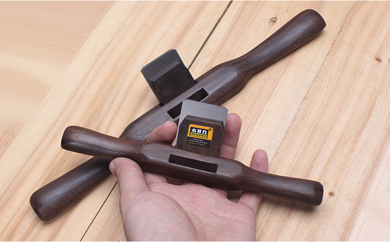 调节鸟刨刨子木工刨手推家用修边一字木匠手工刨刀木工工具kh1045黑檀