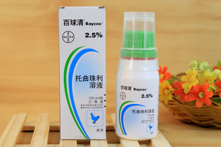 显著降低死亡率,恢复快,生长迅速 百球清针对 每1ml2.