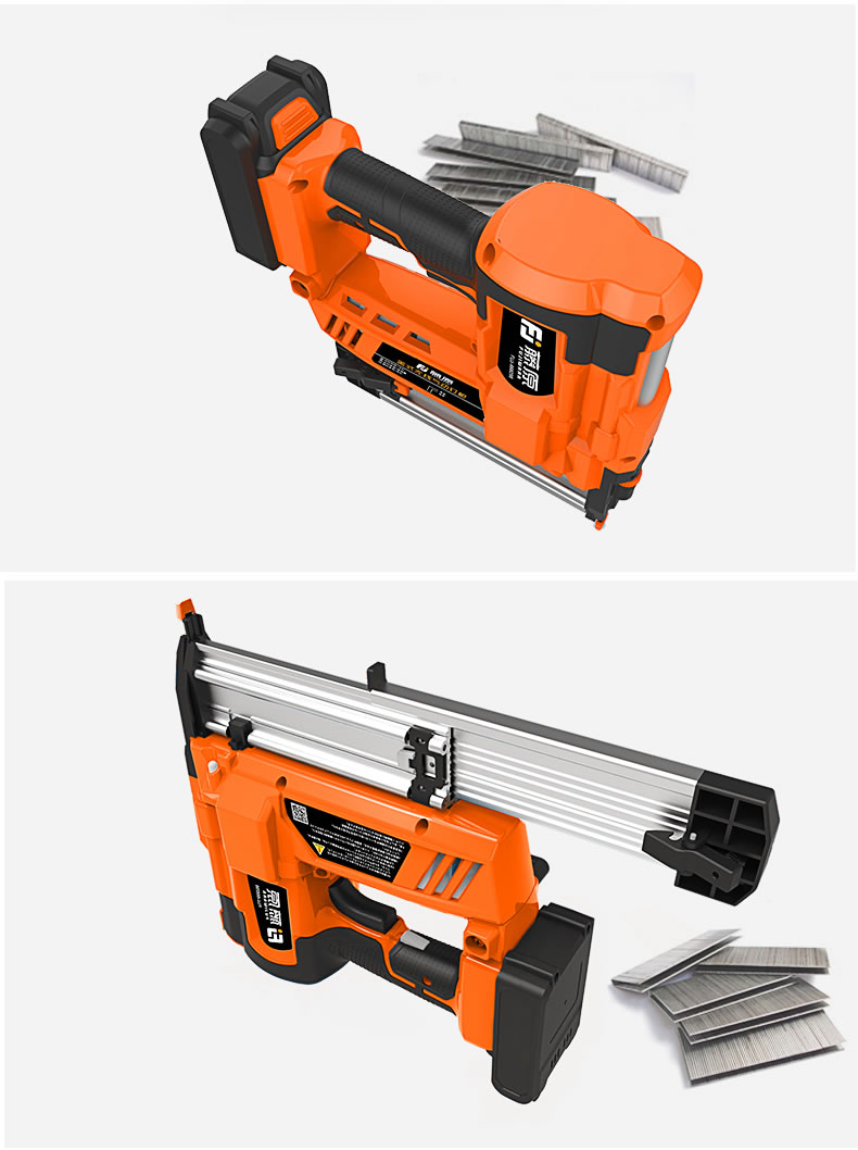 藤原电动打钉枪 无线锂电充电射钉枪直钉枪钢钉枪门钉码钉枪f30气钉枪