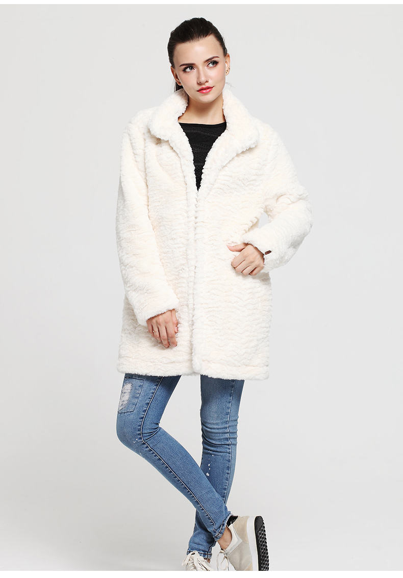 protest/博特斯女白色羊羔绒外套