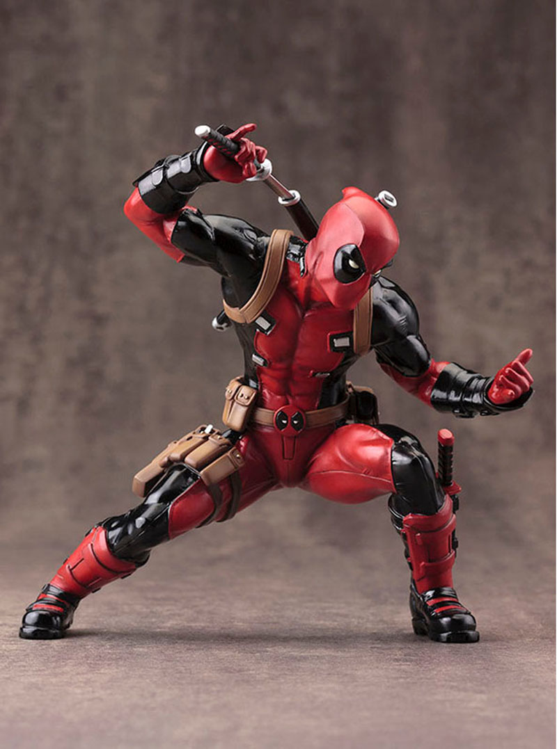 死侍deadpool寿屋x战警死小侍电影周边手办模型摆件灰色版20cm