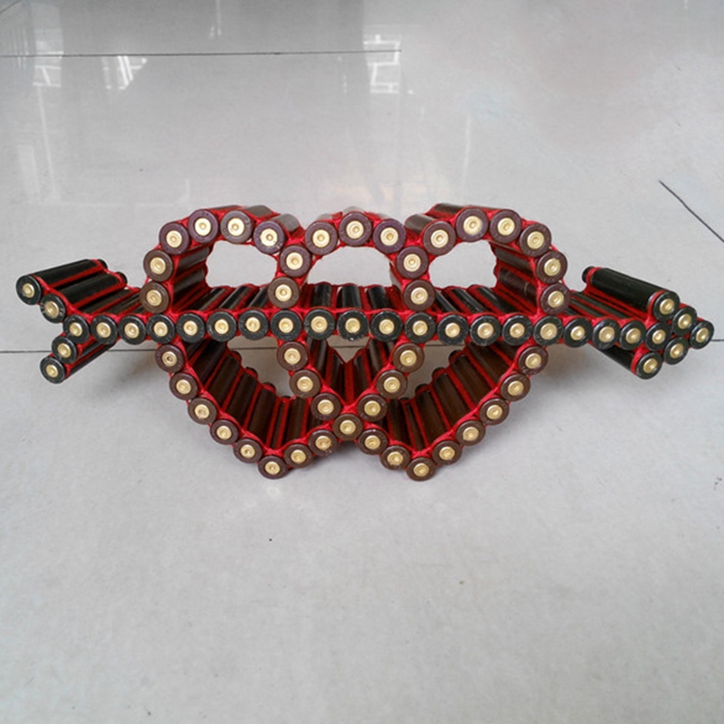 创意子弹壳工艺品一箭穿心88/95/03式弹壳定制纯手工线编成品 军绿色