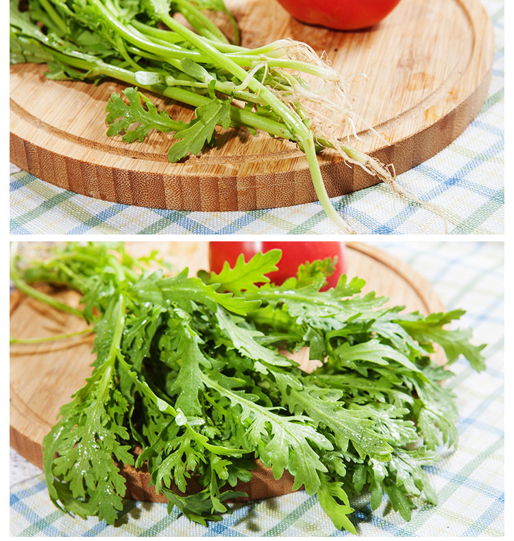 密园小农 蒿子杆 500g 新鲜蔬菜 火锅涮菜