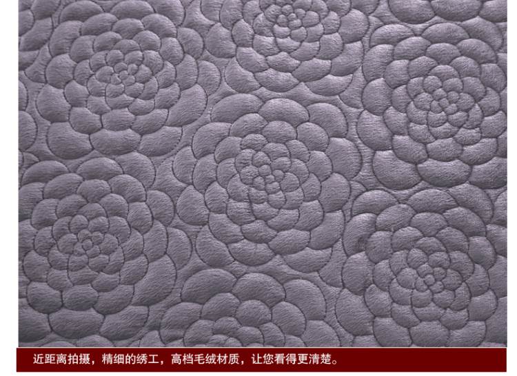 
                                        梦飘飘生活家居馆短毛绒小图 短毛绒-咖啡 110cm*240cm                