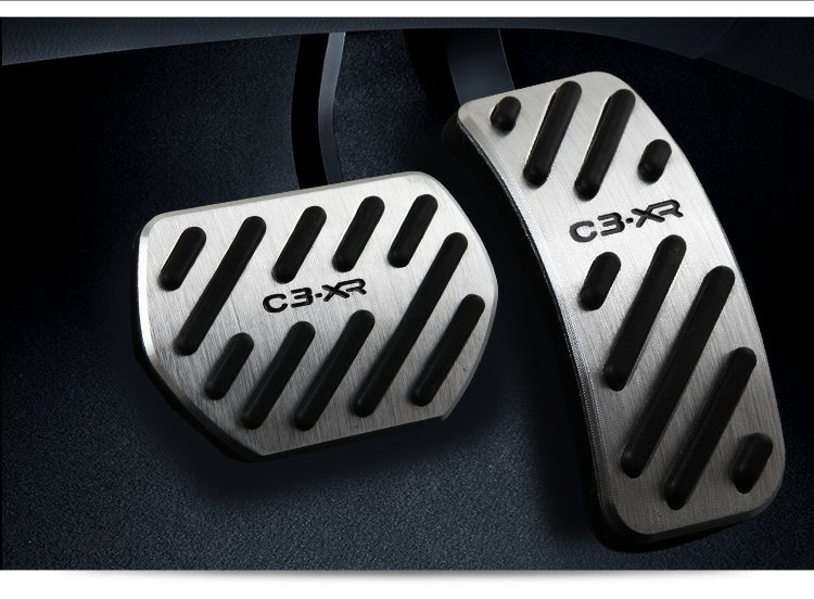 美克杰 雪铁龙c3-xr免打孔刹车油门踏板c3-xr改装脚板防滑脚踏板