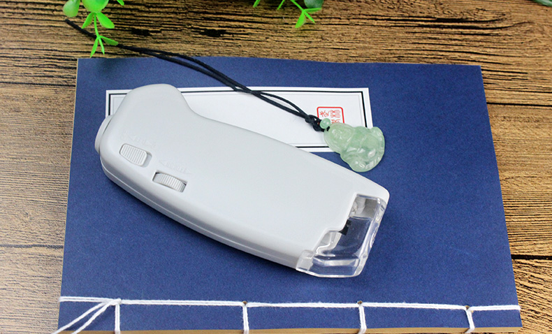 mixout米欧特150倍放大镜led带刻度柔形显微镜光学镜片清晰