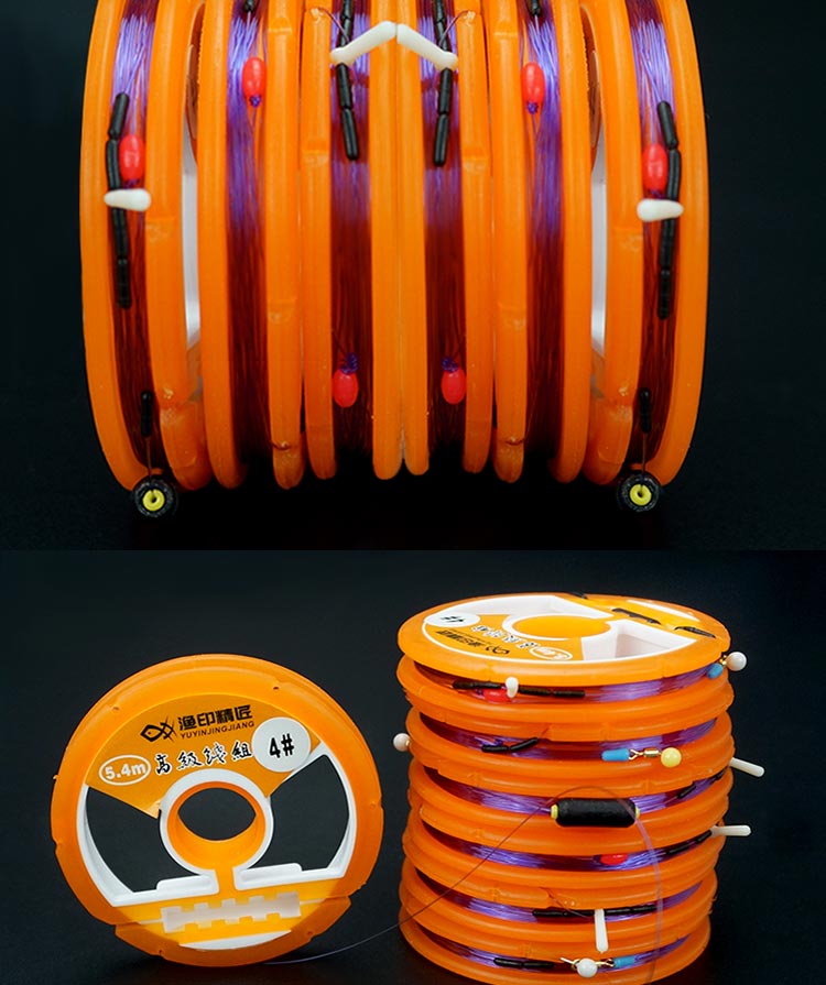 渔印精匠 手工主线台钓线组 手竿钓鱼线组 纯手工钓线渔具配件钓鱼