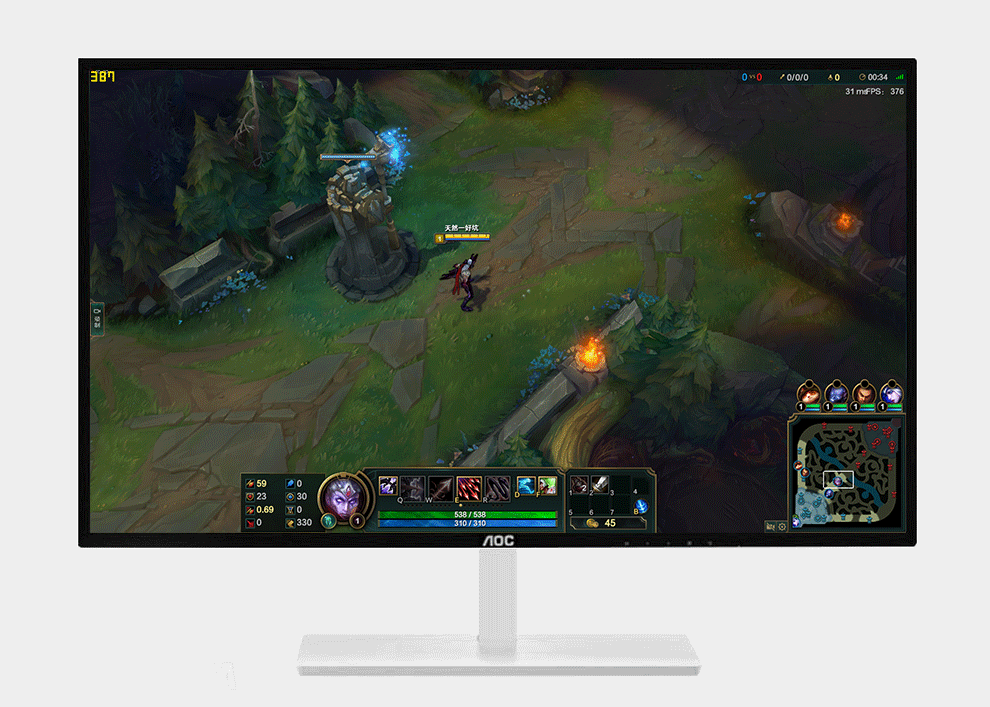 aoc q3279vwf8/ws 32寸2k高清液晶显示器