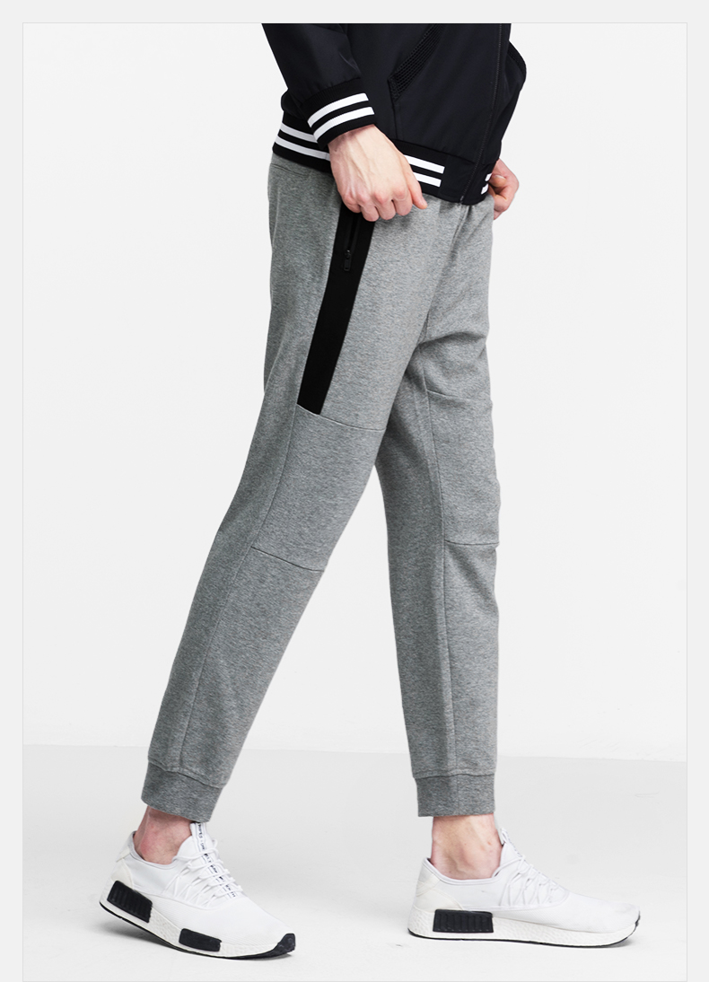 以纯线上品牌a21 2016秋季新款男装修身低腰束脚裤运动休闲裤男