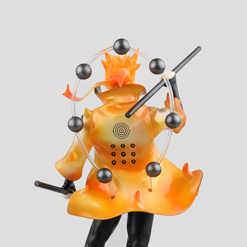 火影忍者疾风传漩涡鸣人四代目卡卡西宇智波鼬九尾佐助六道仙人手办