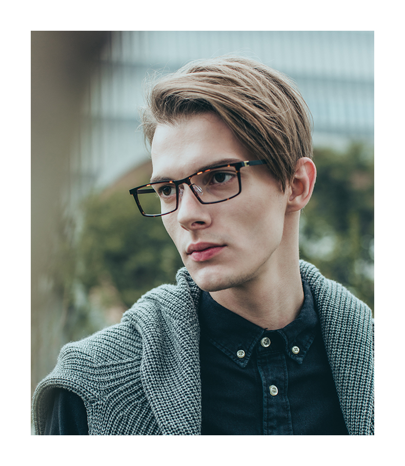 保圣(prosun)眼镜框2017新款近视眼镜架光学架pj3002 b11透明深蓝_ 9