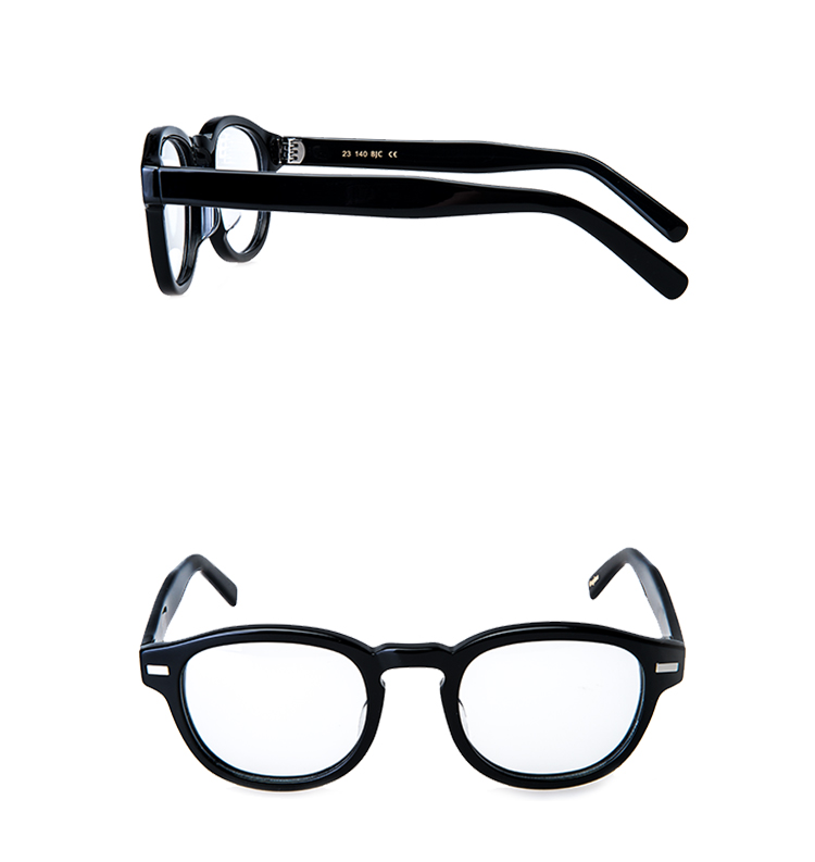 cogito哲思眼镜男女款意大利板材时尚百搭商务明星同款美玲 亮晶黑镜