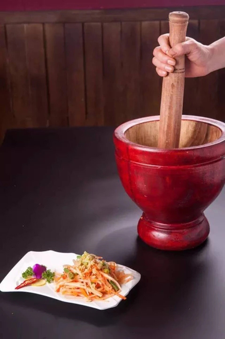 手工艺12号6号7号全实木木臼木舂捣蒜研磨器舂鸡脚12号套装