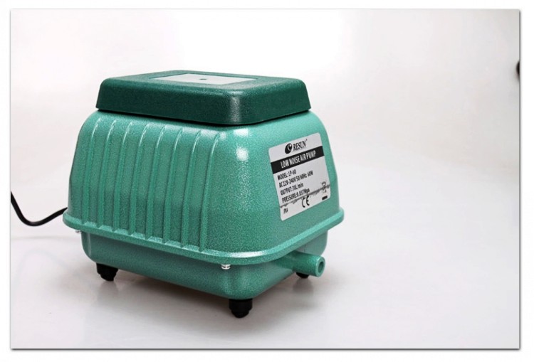 日生池塘鱼池氧气泵海鲜池静音打氧泵低噪音大型鱼缸水族箱增氧泵充氧