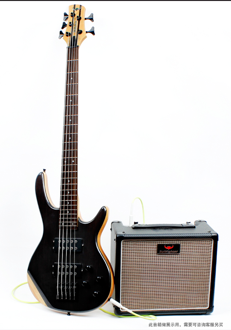 斗牛士(bullfighter) 电贝司玫瑰木贝斯四弦五弦bass被动拾音 d-b4四