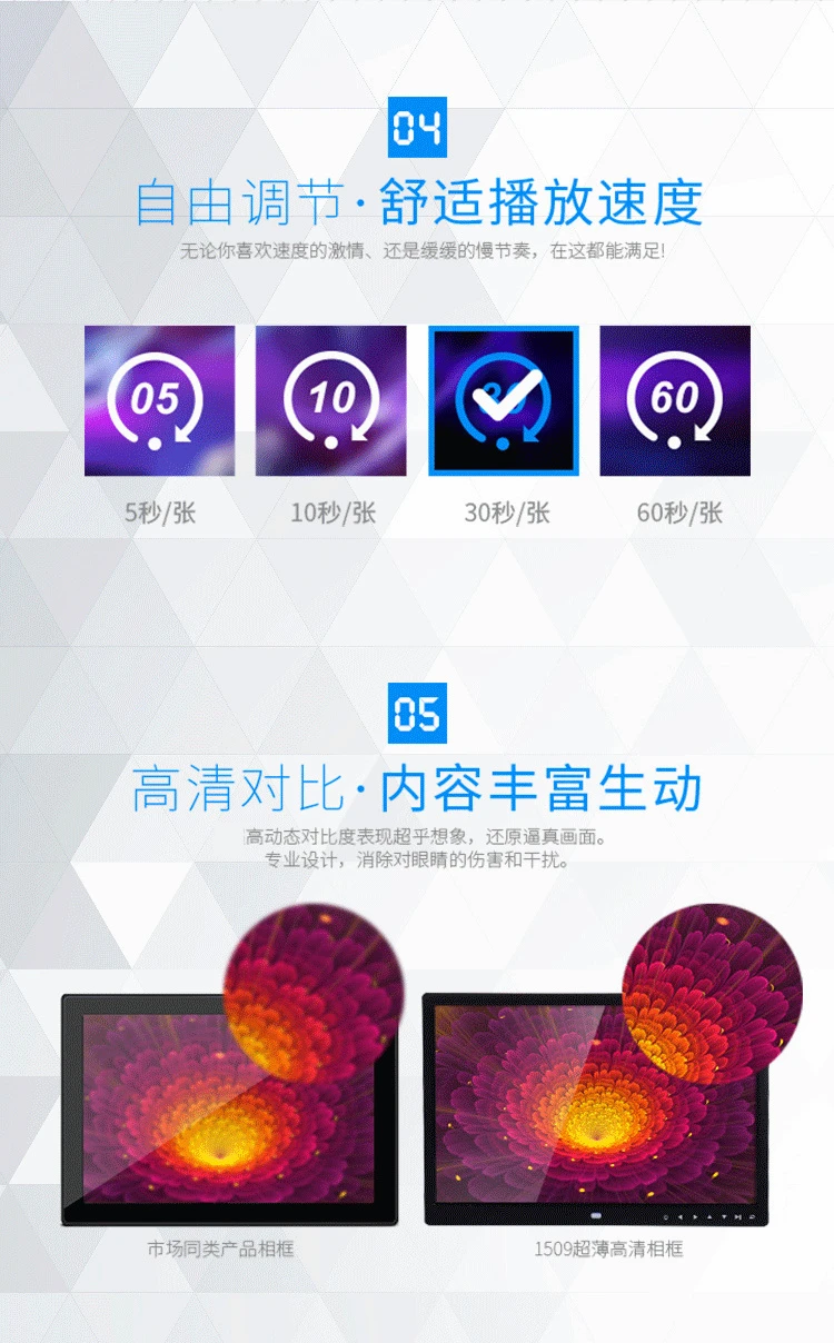 Shock wave ZDB13 inches 15 inches 17 inches new touch button digital photo frame electronic album electronic photo frame 13.3 inch photo frame +8G Shock wave ZDB13 inches 15 inches 17 inches new touch button digital photo frame electronic album electronic photo frame 13.3 inch photo frame +8G