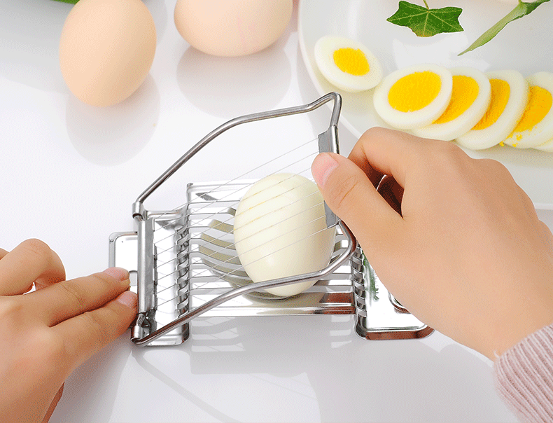 nishiki日本不锈钢切蛋器花式鸡蛋分割器切皮蛋工具