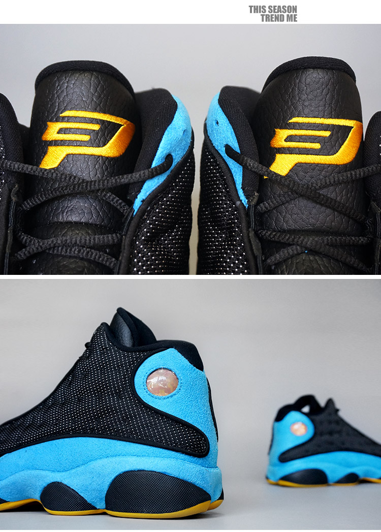 nikeairjordan13hornetsaj13保罗pe黄蜂主场客场篮球鞋黑蓝