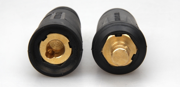 电焊机配件焊机欧式快插 纯铜dkj10-25 35-50 50-70 快速插头插座接