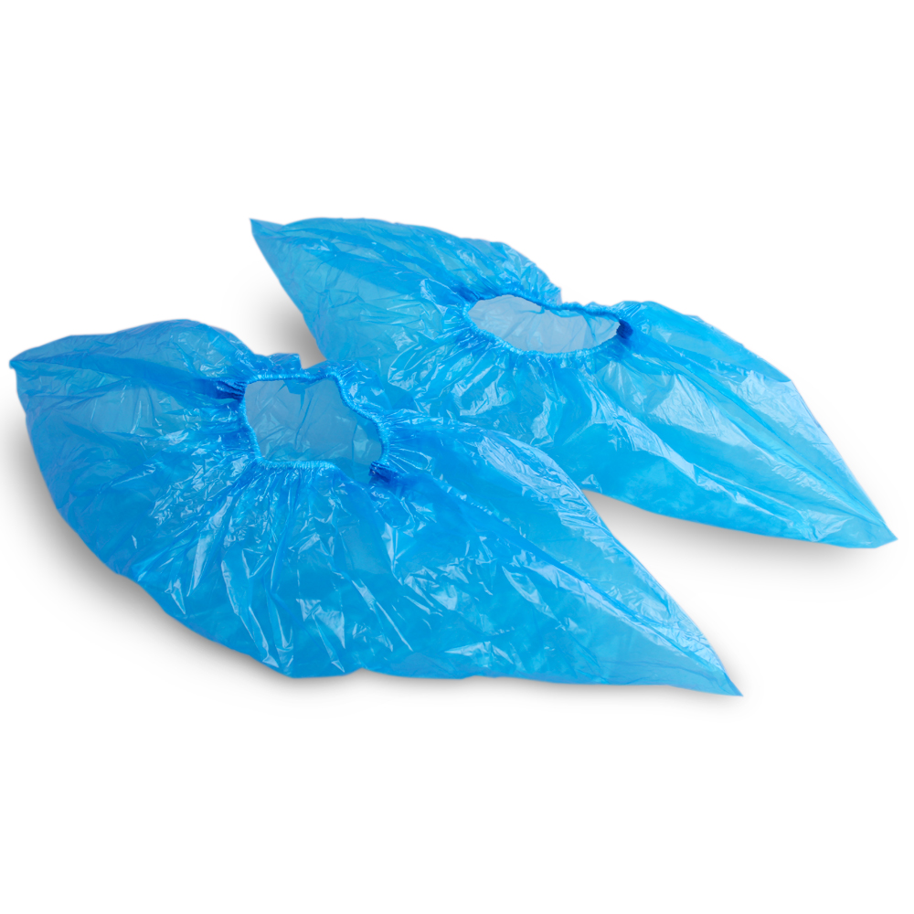 禧龙达一次性环保鞋套男款无毒环保塑料鞋套家用防水防尘鞋套33cmx37