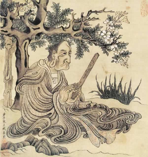 陈洪绶(1598-1652)明末画家.字章侯,号老莲,诸暨(今属浙江)人.监生.