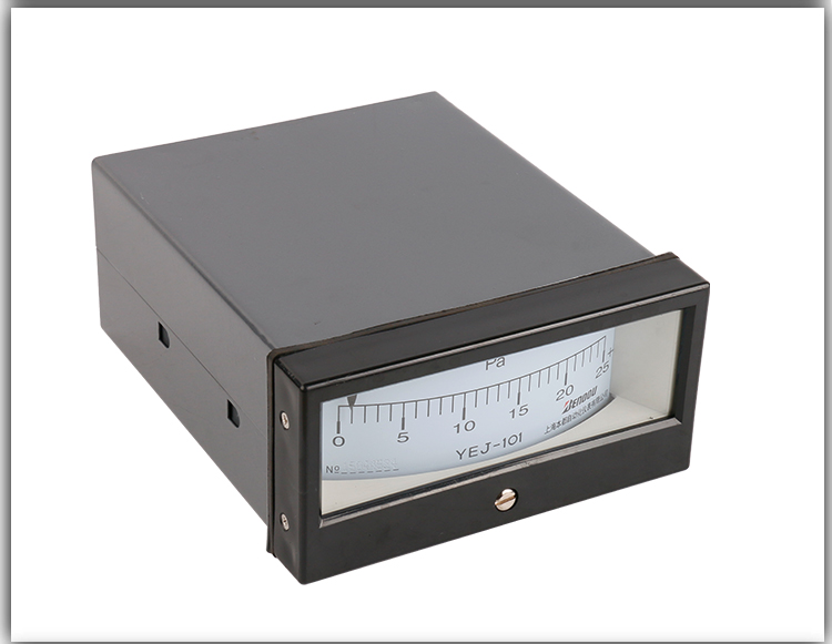 伊莱科(elecall) yej-101 矩形膜盒压力表 方形压力表矩形风压表 微压