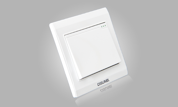 奇胜墙壁开关插座面板单开双控开关一开双控一位双联电源开关面板86型