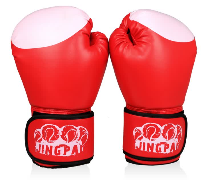 Jingpai Adult Boxing Gloves, Sanda Fighting Gloves, Punching Bag Gloves, Combat Boxing Gloves, Unisex 3