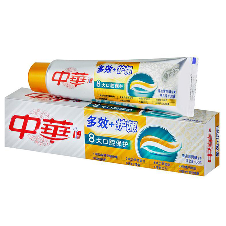 中华牌 多效护龈 清凉薄荷味牙膏130g_ 11折现价10元
