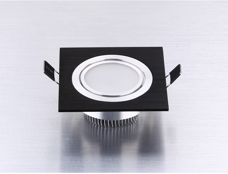 led单头筒灯 10*20公分cm长方形筒灯 斗胆灯豆胆灯3w嵌入式 【开孔:9.