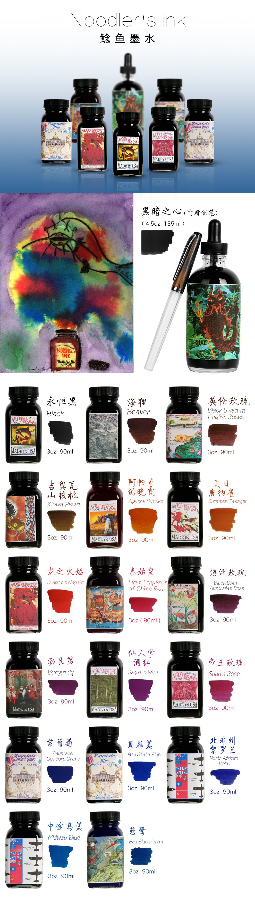 你听说过可以防弹的墨水吗？Prime会员、12色可选： Noodler's Ink 鲶鱼牌 墨水 90ml 90元（京东130元） 买手党-买手聚集的地方