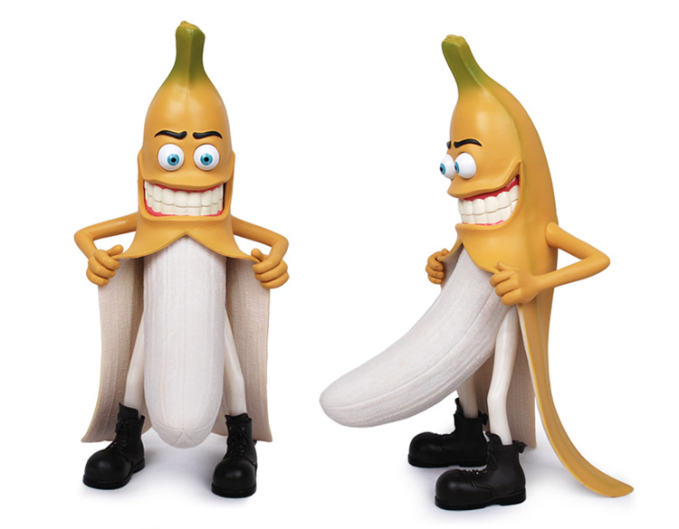 正版邪恶的香蕉手办模型公仔玩具情节人送礼恶搞创意礼品如何 买正版