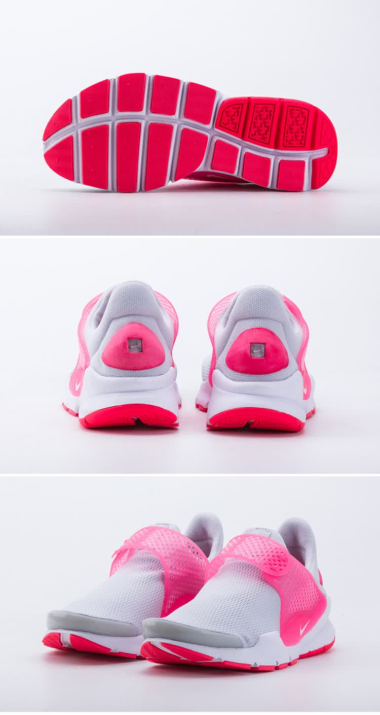 nike sock dart 耐克藤原浩袜子女鞋休闲运动跑鞋 904277-001灰粉 38.