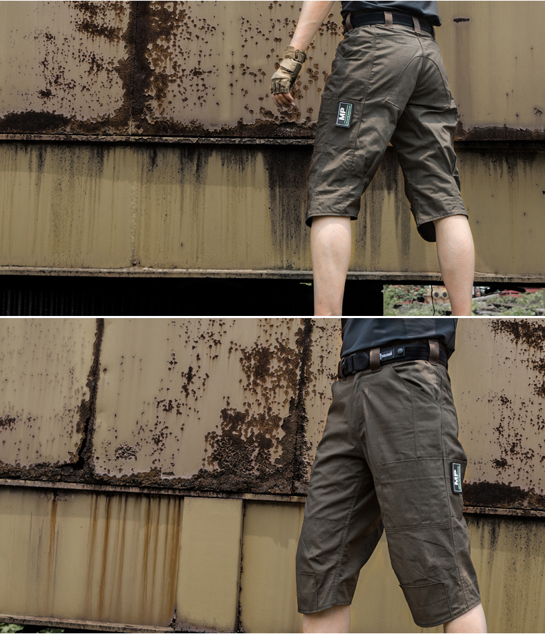 战术短裤男士七分裤夏季新品多口袋工装短裤防刮耐磨军迷特工作训裤