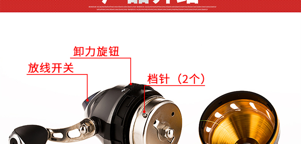 特奔鱼线轮afr230傻瓜轮渔线轮山封闭式金属渔轮垒渔轮射鱼轮筏钓轮