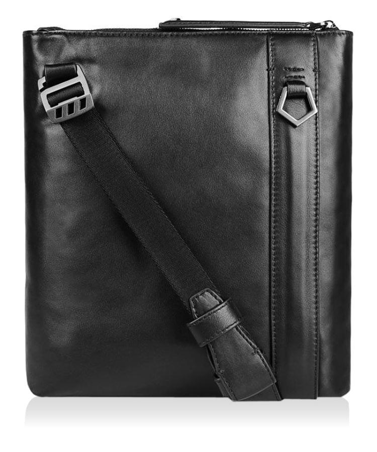 zegna 杰尼亚 z zegna 小牛皮 男士 斜挎包