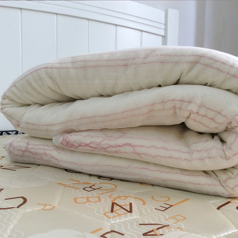 棉尚生活 包白纱棉花被新疆棉被 被子褥子棉絮加厚单人双人春秋被芯