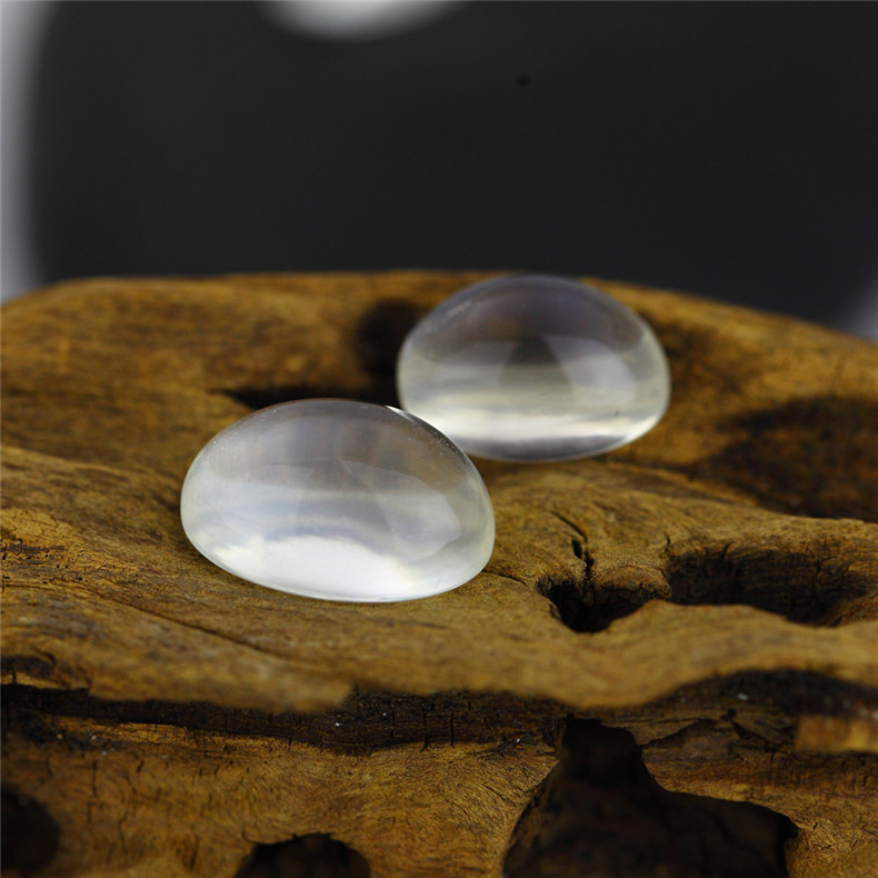 thera彩宝 天然月光石 月光石裸石 无瑕月光石 月亮石美人 月光石戒面