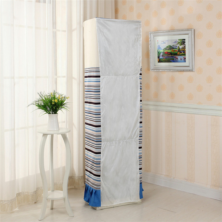 漫笛儿 柜机立式空调装饰罩加厚布艺空调防尘罩田园布艺柜式全包空调