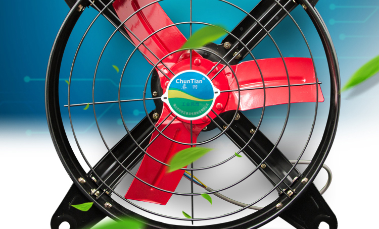 春田强力型厨房排气扇工业厂房排风扇大功率换气扇厨房油烟抽风机墙式