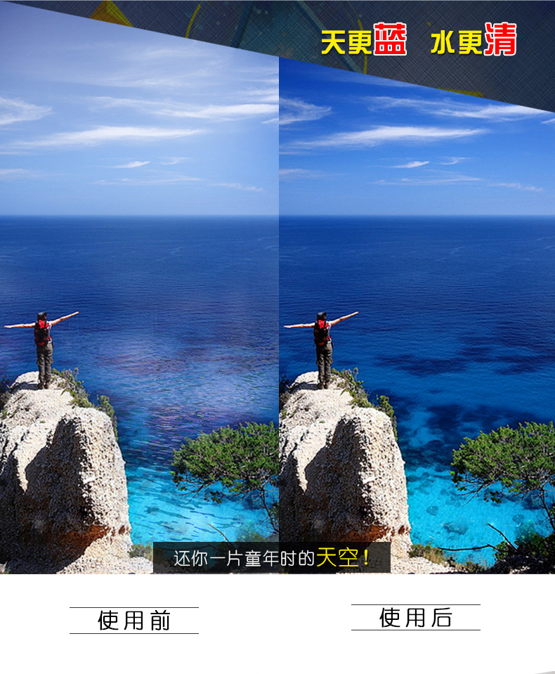 卓美(zomei)超薄cpl偏振镜 消除反光 增加饱和度 单反相机滤镜偏光镜