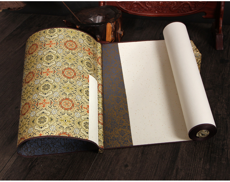 翟氏三炉宣纸 手卷卷轴挂轴可定做装裱书法专用 国画写意创作半生半熟